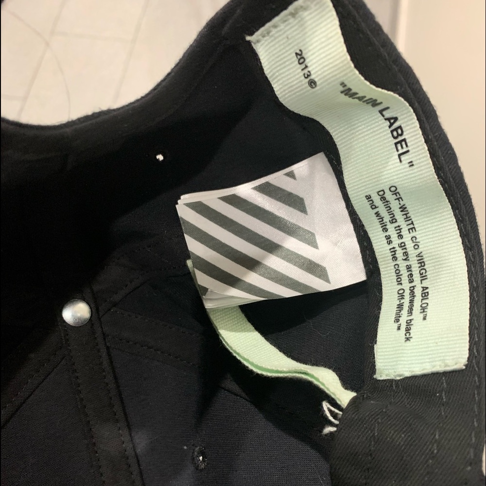 Off White Logo Hat - image 2